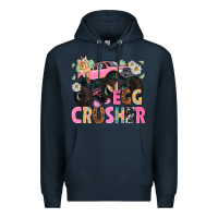 Navy Egg crusher Easter Day Premium Hoodie - HowdyJamesFarm