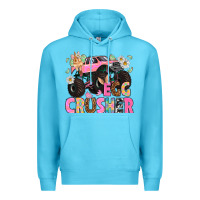 Ocean Blue Egg crusher Easter Day Premium Hoodie - HowdyJamesFarm