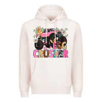 Pale Pink Egg crusher Easter Day Premium Hoodie - HowdyJamesFarm