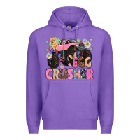 Purple Egg crusher Easter Day Premium Hoodie - HowdyJamesFarm