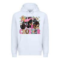 White Egg crusher Easter Day Premium Hoodie - HowdyJamesFarm