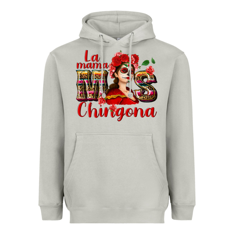 La Mama Mos Chingona Heavyweight Hoodie by NancyCooperArtShop | Teevron