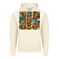 Vintage Artic long haired shaggy cow western Vintage Hoodie - Jasminsmagicworld