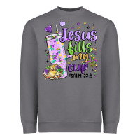 Storm mardi gras jesus fills my cup Heavyweight Sweatshirt - MaliasSmallBusiness