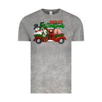 Cloud Rock merry christmas snowman and farm animals truck Vintage Tee - Jasminsmagicworld