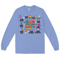 Colony Blue god is so much bigger than... Long Sleeve Tee - MaliasSmallBusiness