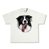 Pistachio Border Collie Urban Heavy Tee - Jasminsmagicworld