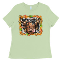 Matcha highland cow Ladies Tee - JahusDesignShop