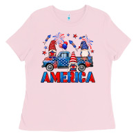 Bubblegum Pink American truck gnomes Ladies Tee - Neo Western