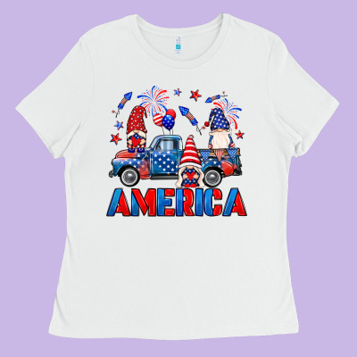 American Truck Gnomes Ladies Tee Designed By Neo Western