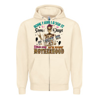 Sandshell some days i rock it some days it rocks me either w Zipper Hoodie - Artiststas