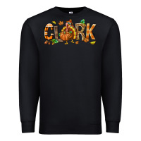 Black Personalized Thanksgiving Premium Sweatshirt - NancyCooperArtShop