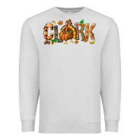 Dove Grey Personalized Thanksgiving Premium Sweatshirt - NancyCooperArtShop