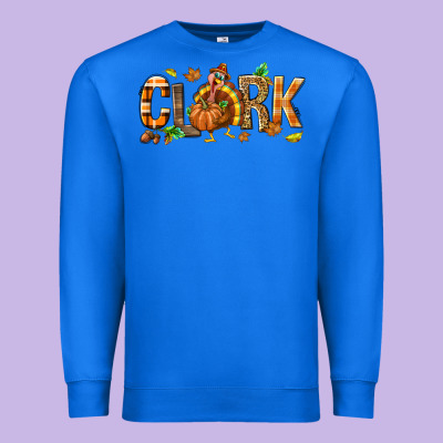 Personalized Thanksgiving Premium Sweatshirt Designed By Nancycooperartshop
