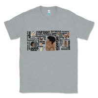 Heather Grey black woman confident Classic Tee - MaliasSmallBusiness