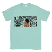 Seafoam black woman confident Classic Tee - MaliasSmallBusiness