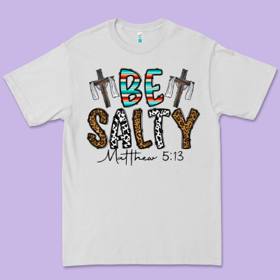 Be Salty Matthew 5. 13 Premium Tee Designed By Cowhidedigitalart