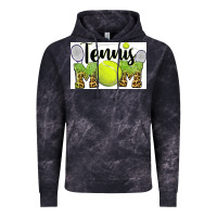 Cloud Black tennis mom Vintage Hoodie - BarkalooDesign