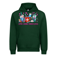 Forest Green Coffee Nurse Repeat Nurse Coffee Cups Urban Hoodie - FaDigitalArtStudio