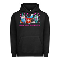 Pigment Black Coffee Nurse Repeat Nurse Coffee Cups Urban Hoodie - FaDigitalArtStudio