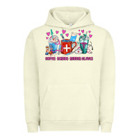 Pigment Pistachio Coffee Nurse Repeat Nurse Coffee Cups Urban Hoodie - FaDigitalArtStudio