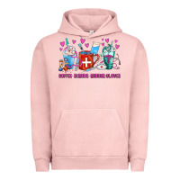 Pigment Salmon Coffee Nurse Repeat Nurse Coffee Cups Urban Hoodie - FaDigitalArtStudio