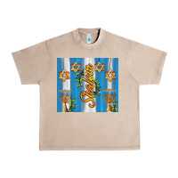 French Oak shalom with star of david Urban Heavy Tee - AdoDesignShop