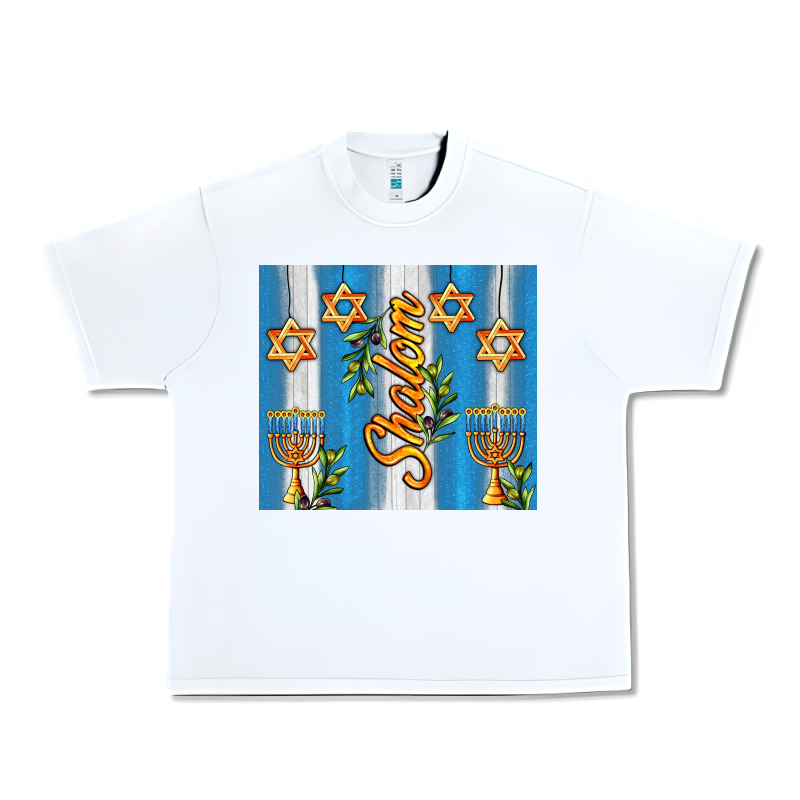 Shalom With Star Of David Urban Heavy Tee by AdoDesignShop | Teevron