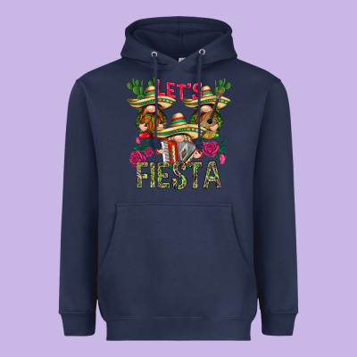 Let's Fiesta With Gnomes Heavyweight Hoodie Designed By Nancycooperartshop