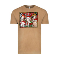 Vintage Camel merry christmas goats Vintage Tee - Jasminsmagicworld