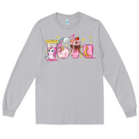 Moon Dust unicorn coffee cups Long Sleeve Tee - NancyCooperArtShop