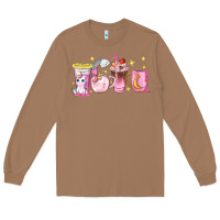 Toasted Coconut unicorn coffee cups Long Sleeve Tee - NancyCooperArtShop