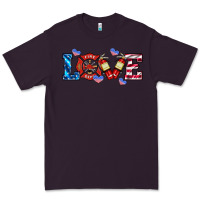Plum firefighter love Premium Tee - HRA Design Shop