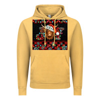 Vintage Mustard joy shaggy cow christmas Vintage Hoodie - Jasminsmagicworld