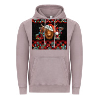 Vintage Zinc joy shaggy cow christmas Vintage Hoodie - Jasminsmagicworld