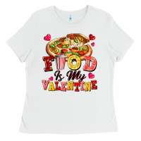White food is my valentine Ladies Tee - FaDigitalArtStudio