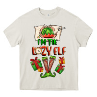Cream im the lazy elf Heavy Core Tee - FaDigitalArtStudio