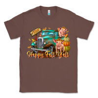 Chestnut Farm Happy Fall Y'all Classic Tee - CowhideDigitalArt