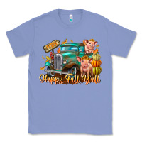 Colony Blue Farm Happy Fall Y'all Classic Tee - CowhideDigitalArt