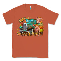 Copper Farm Happy Fall Y'all Classic Tee - CowhideDigitalArt