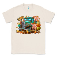Natural Farm Happy Fall Y'all Classic Tee - CowhideDigitalArt