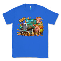 True Royal Farm Happy Fall Y'all Classic Tee - CowhideDigitalArt