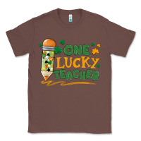 Chestnut one lucky teacher Classic Tee - MaliasSmallBusiness