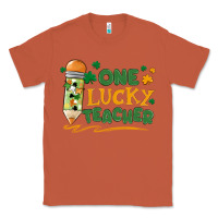 Copper one lucky teacher Classic Tee - MaliasSmallBusiness
