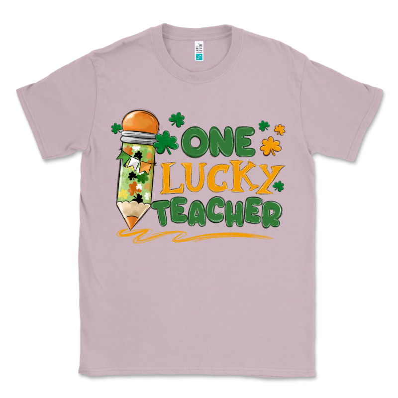 One Lucky Teacher Classic Tee by MaliasSmallBusiness | Teevron