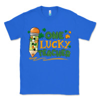 True Royal one lucky teacher Classic Tee - MaliasSmallBusiness