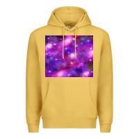 Antique Gold colorful abstract galaxy black and purple Premium Hoodie - TumblerDesignByShophia
