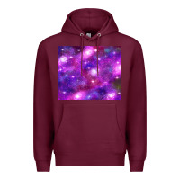 Burgundy colorful abstract galaxy black and purple Premium Hoodie - TumblerDesignByShophia