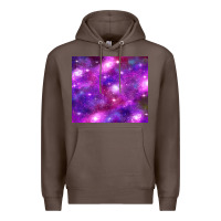 Coffee colorful abstract galaxy black and purple Premium Hoodie - TumblerDesignByShophia