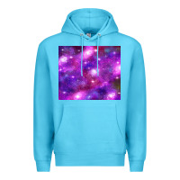 Ocean Blue colorful abstract galaxy black and purple Premium Hoodie - TumblerDesignByShophia